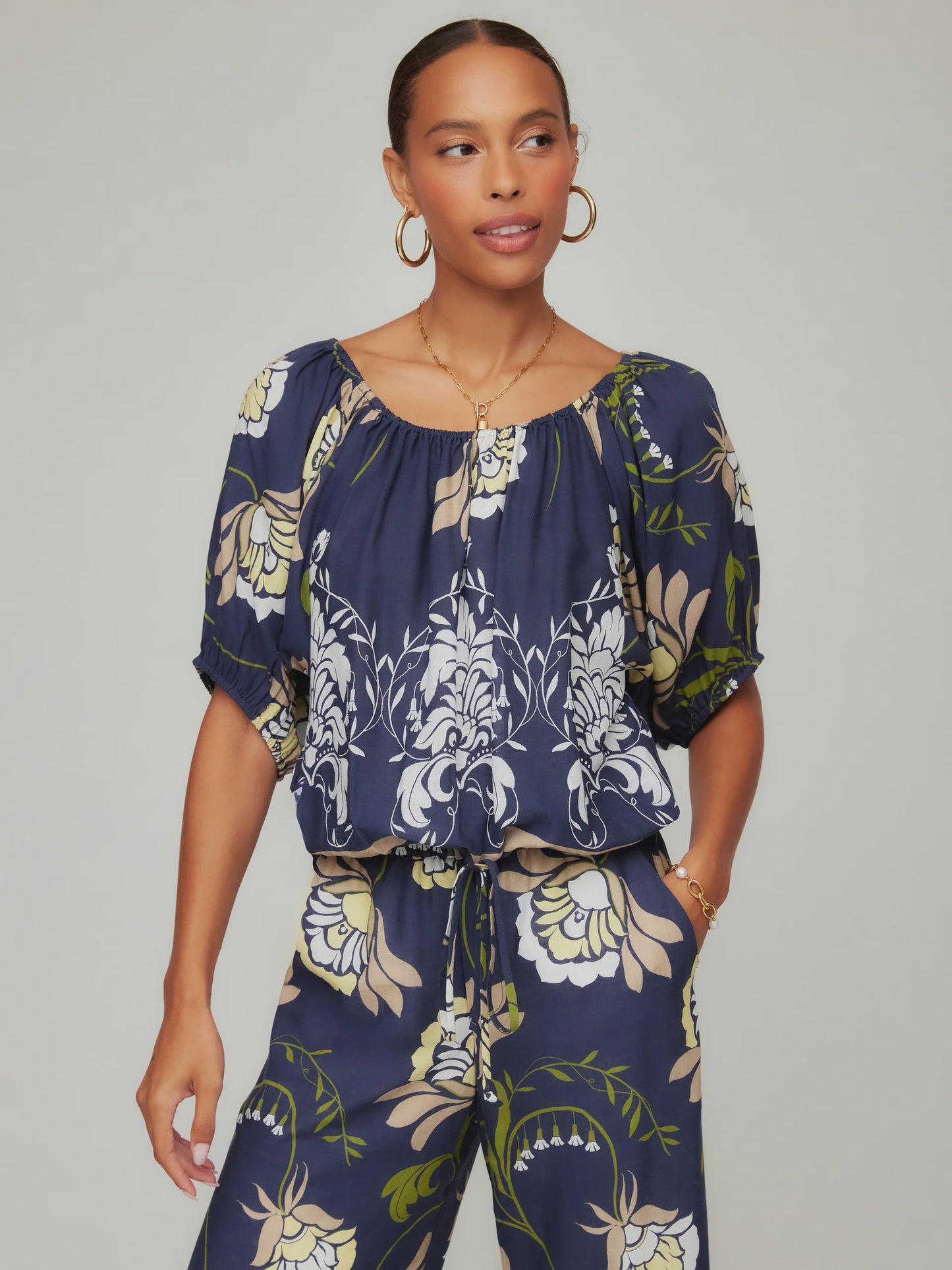 Fifteen Twenty Kasey Peasant Top