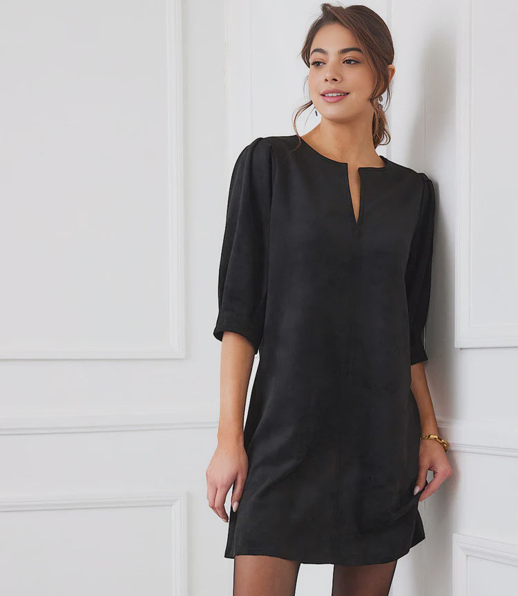 Karen Kane Faux Suede Dress