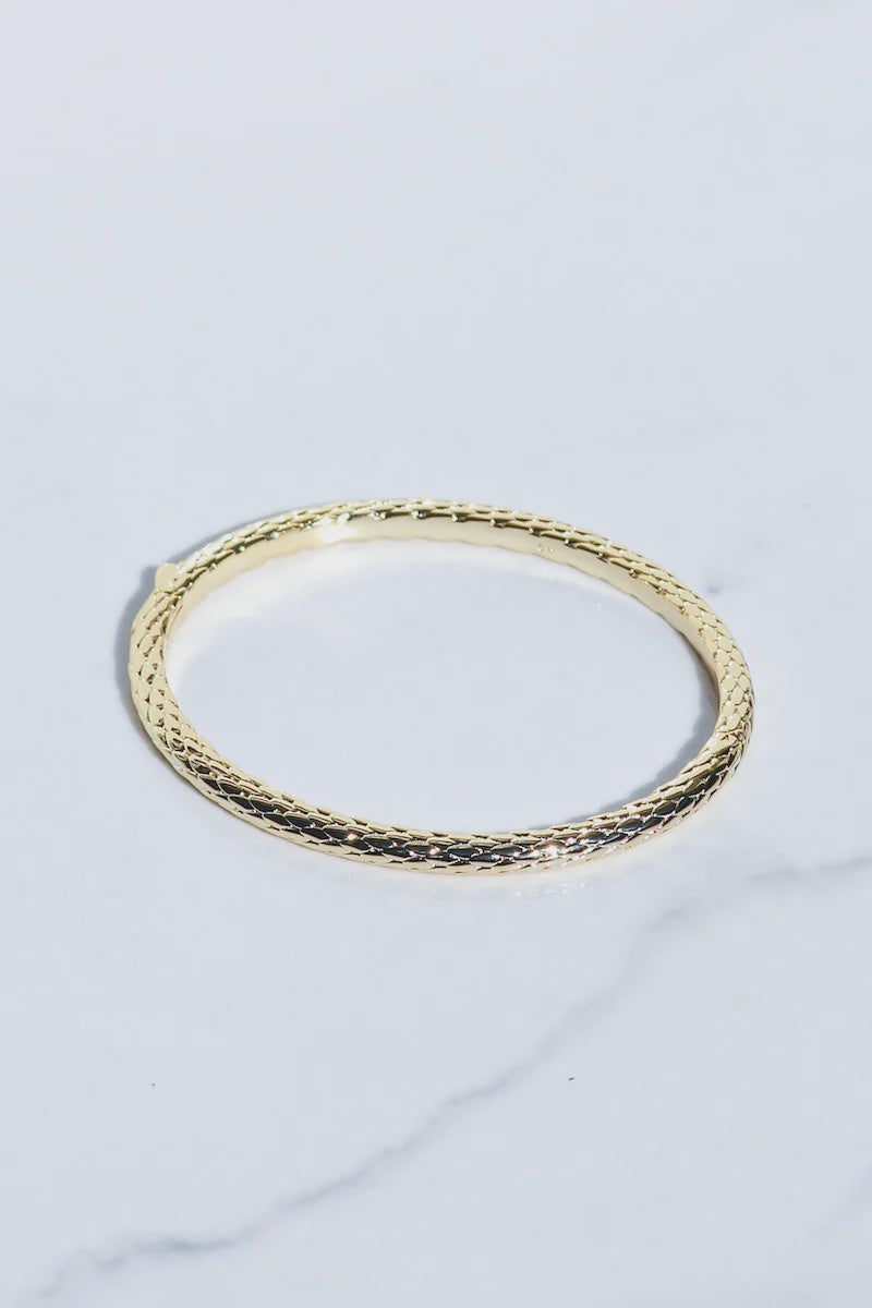 Native Gem Gold Bali Bangle