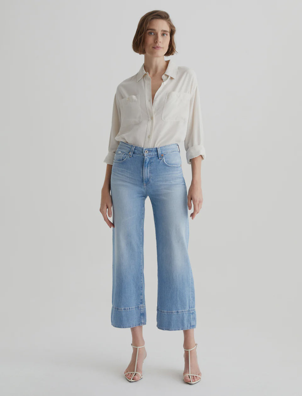 AG Saige Wide Leg Crop