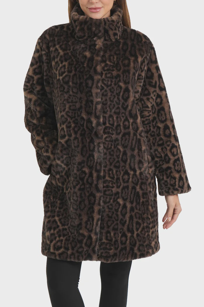Love Token Zion Leopard Coat