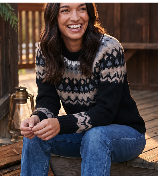 Karen Kane Jacquard Sweater