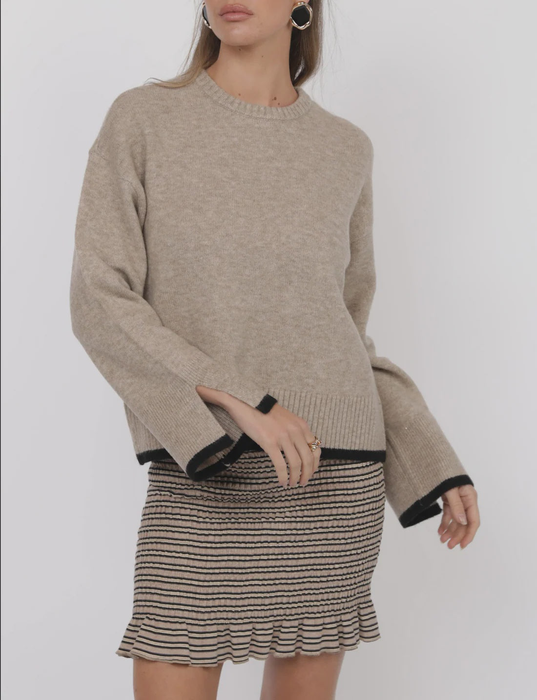 Sage The Label Angelina Cuff Sweater