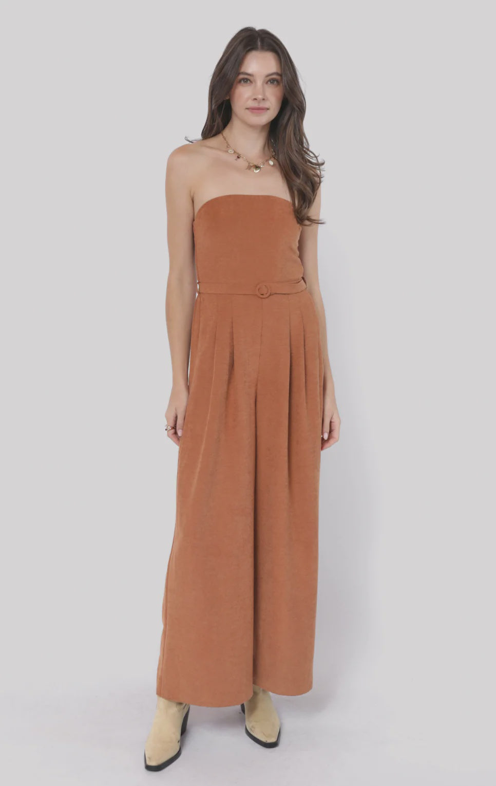 Sadie & Sage Sundown Tube Top Jumpsuit