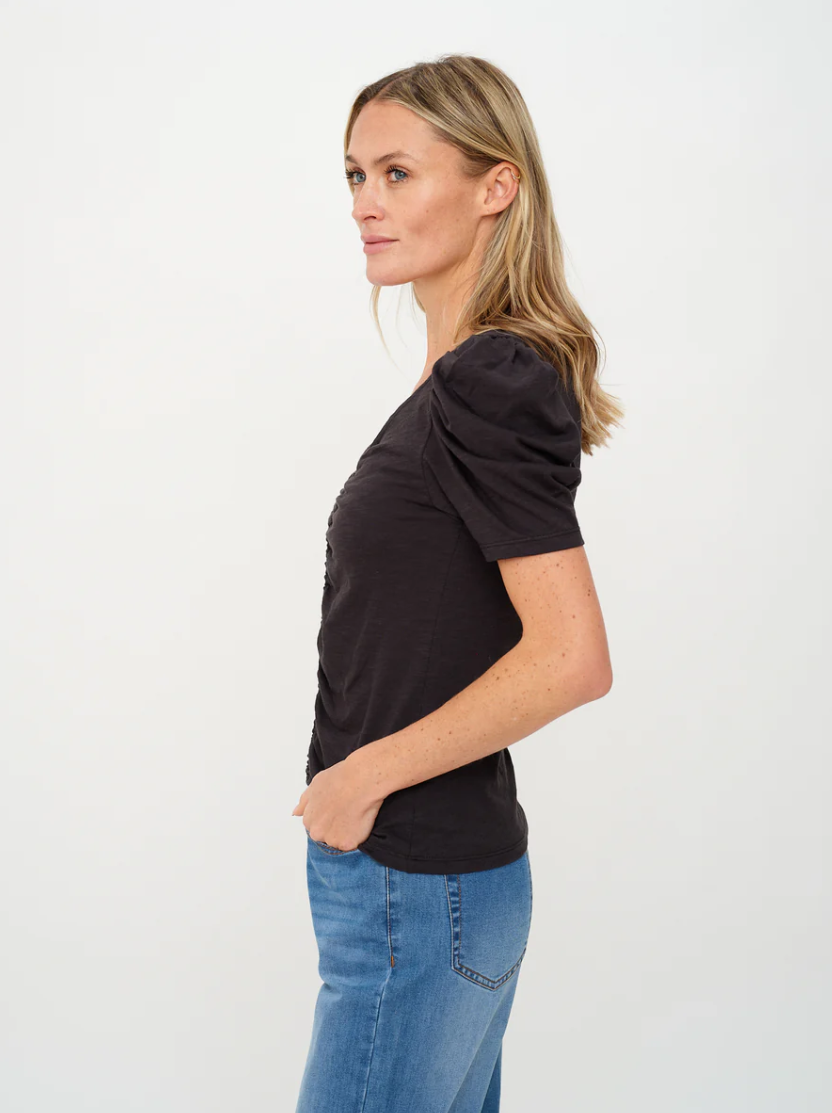 Six/Fifty Camilla Ruched Tee