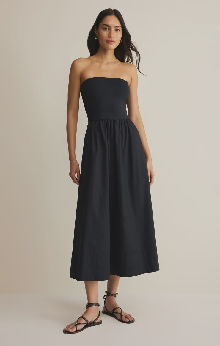 Z Supply Sunsought Strapless Midi Dress