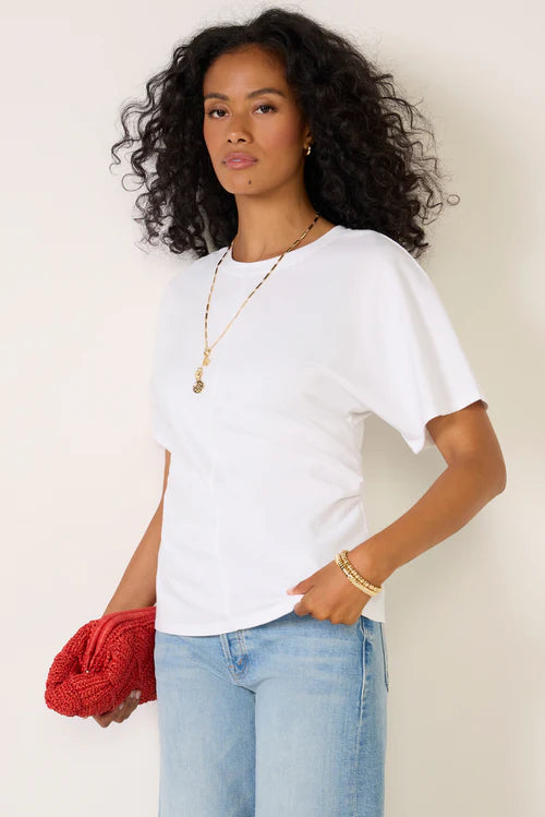Sanctuary Shirred Waist Dolman Tee