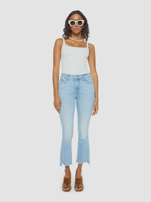 Mother Insider Crop Step Fray