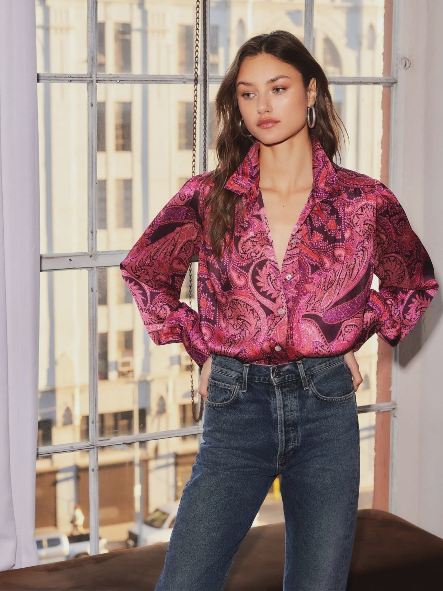 Fifteen Twenty Chloe Paisley Blouse