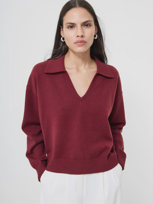 French Connection Sloane Collared Sweater