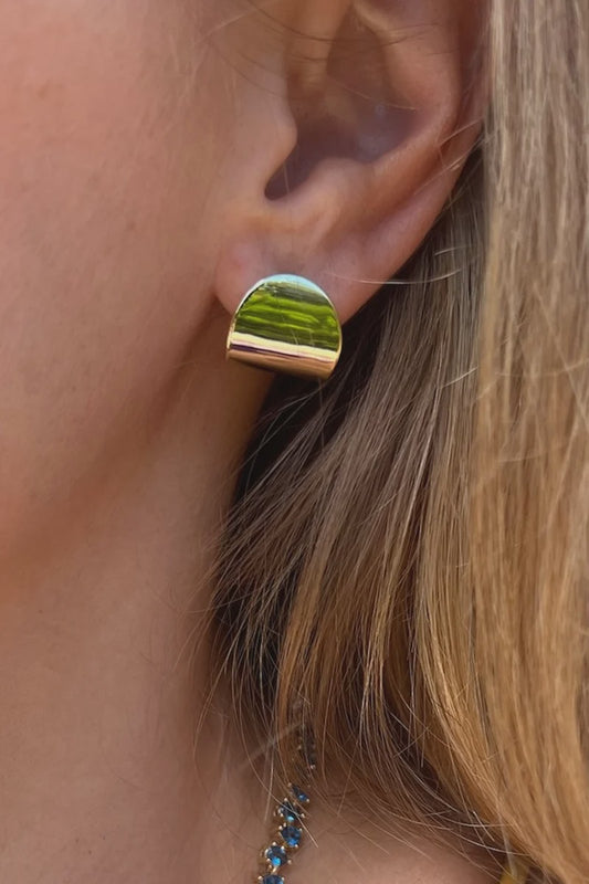 Native Gem Arc  Studs