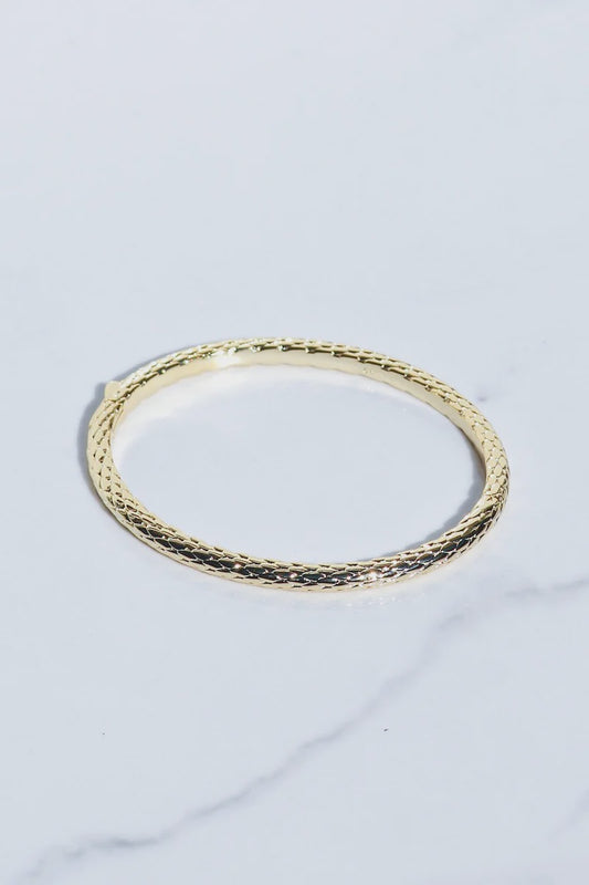 Native Gem Gold Bali Bangle