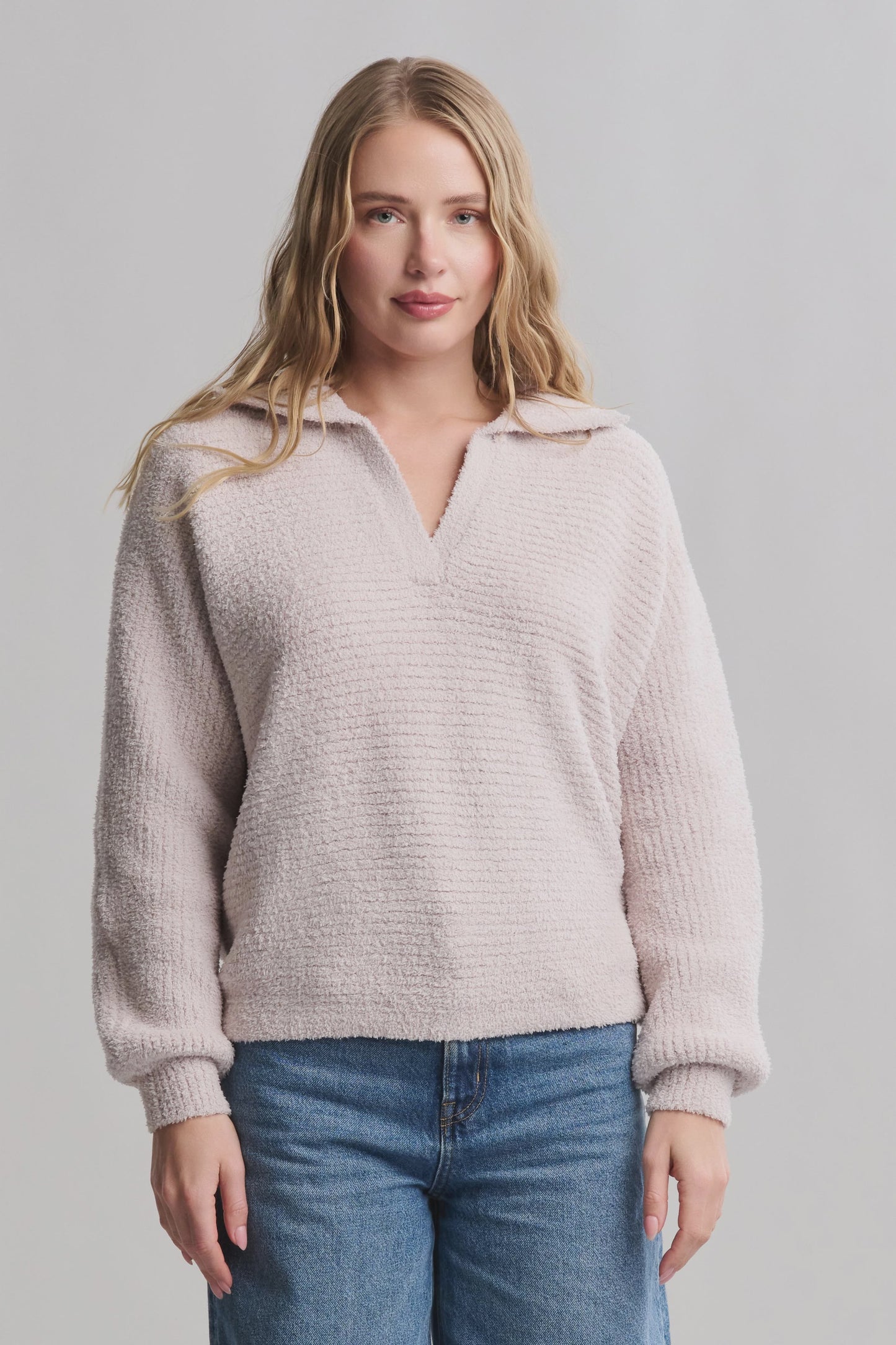 Barefoot Dreams CozyChic Dolman Collared Pullover