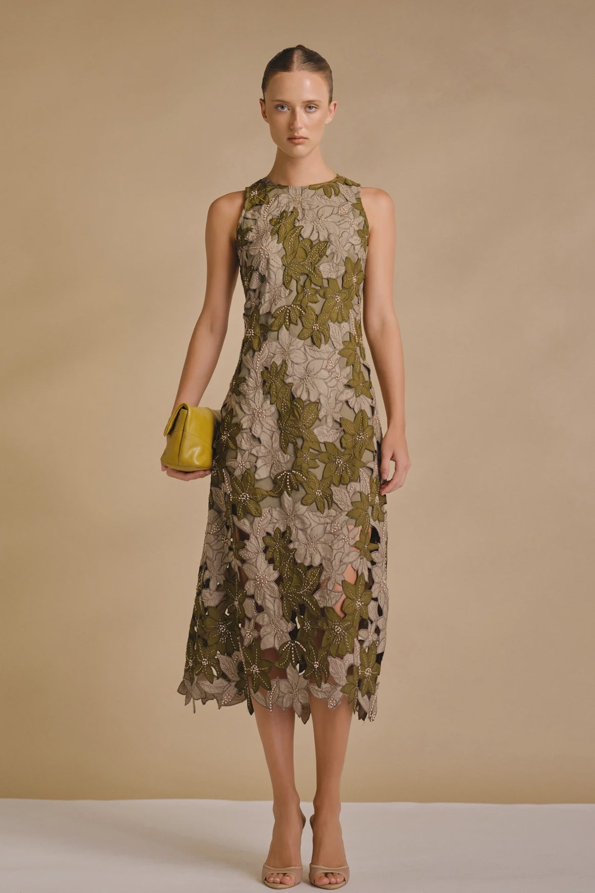 Endless Rose Floral Applique Dress