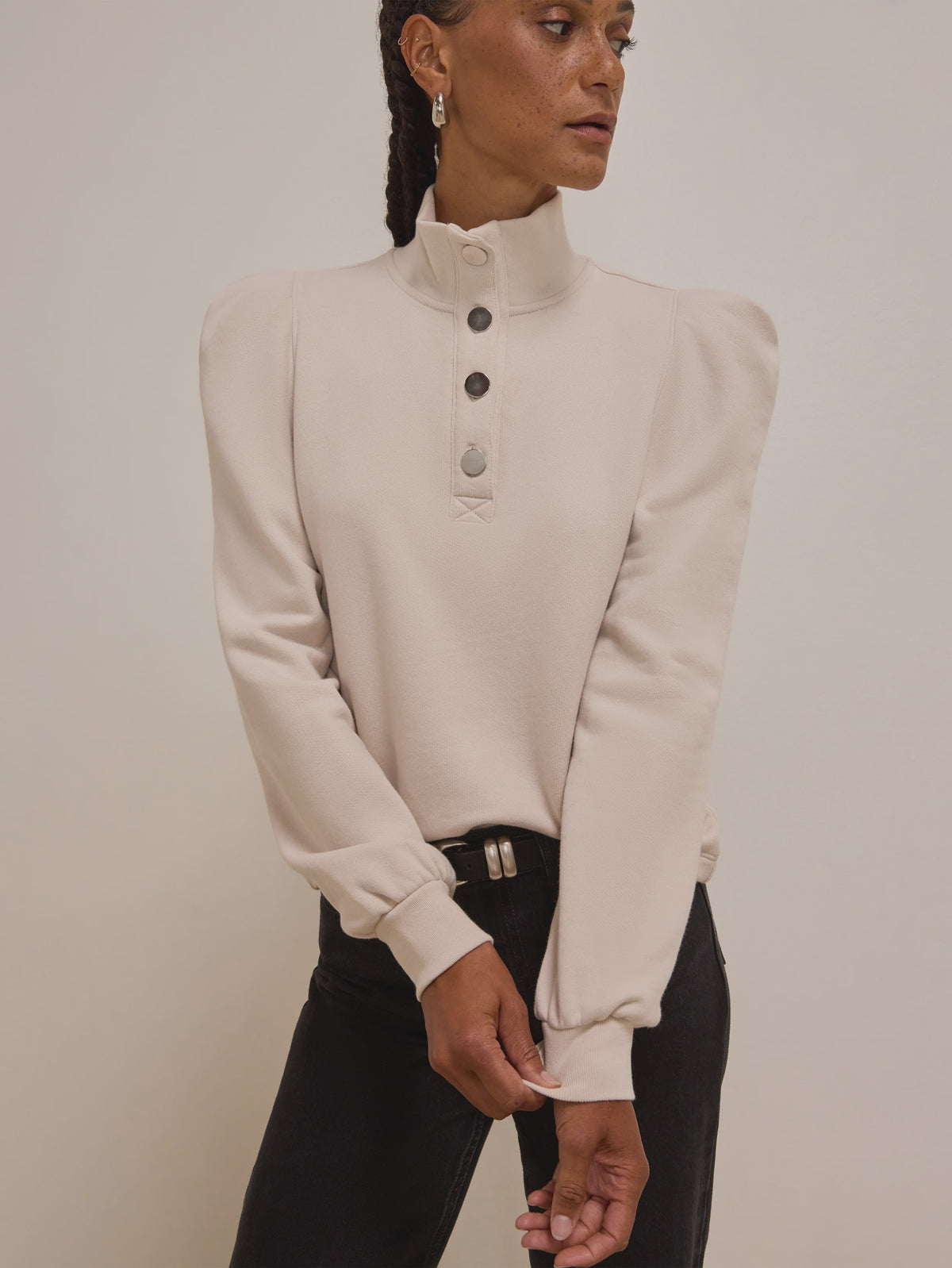 NATION Jessie Sweatshirt Champagne