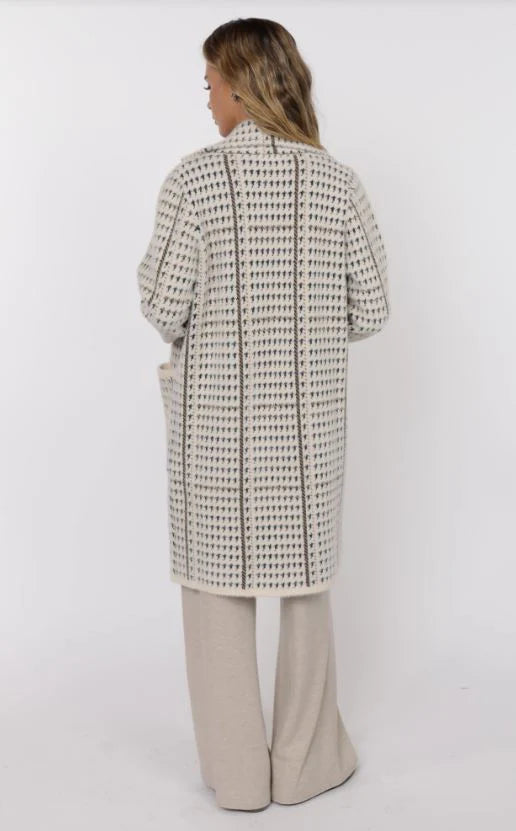 Sadie and Sage Marceau Houndstooth Coat