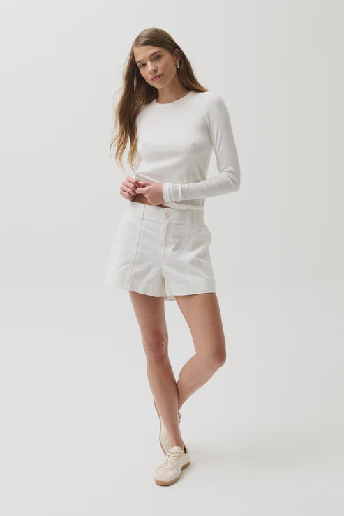 Pistola Mason  Relaxed Utility Shorts in White