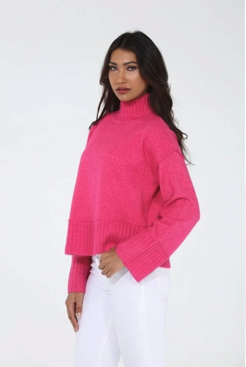 Rain and Rose Thalia Turtleneck Sweater