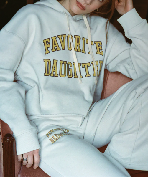 Favorite Daughter Cropped Hoodie