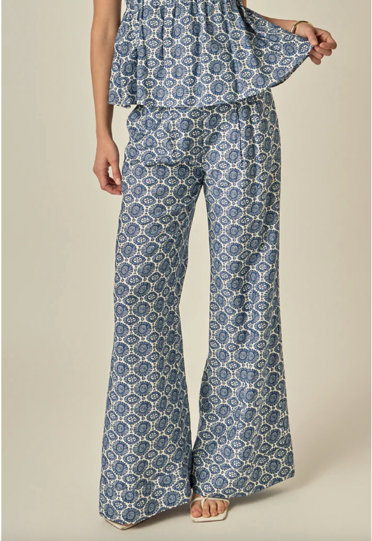 English Factory Printed HW Pants