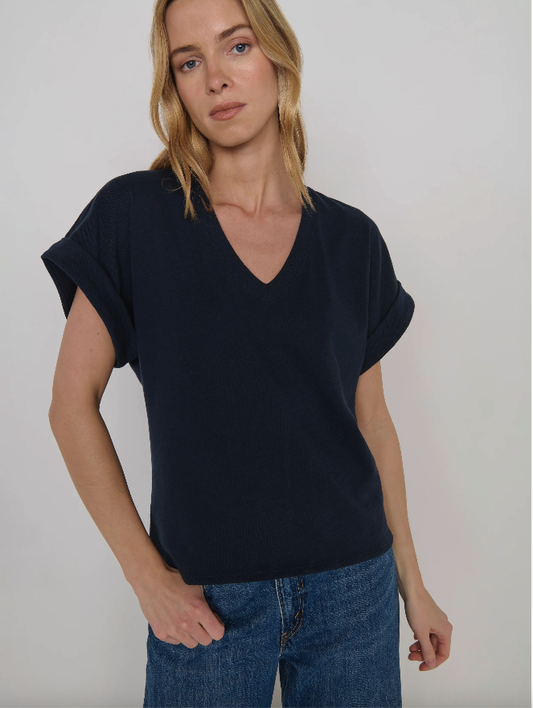 Nation Stevie Cuffed V-Neck