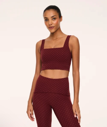 Spanx cropped Square Neck Shelf Tank
