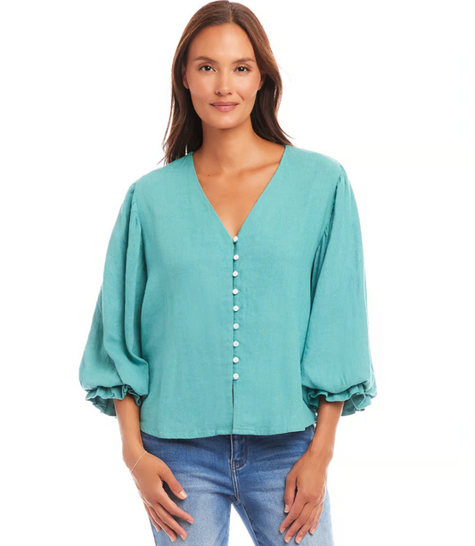 Karen Kane Layer Sleeve Blouse