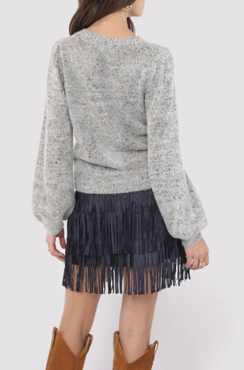 Sadie and Sage Shauna Space Dyed Sweater