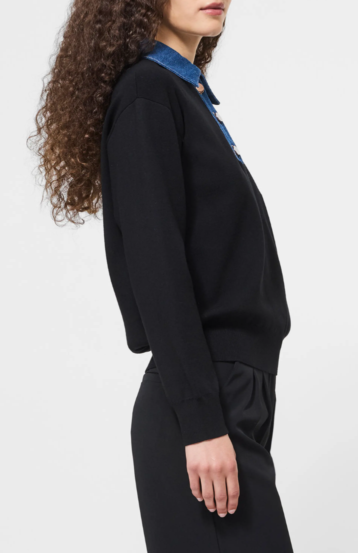 French Connection Denim Collared