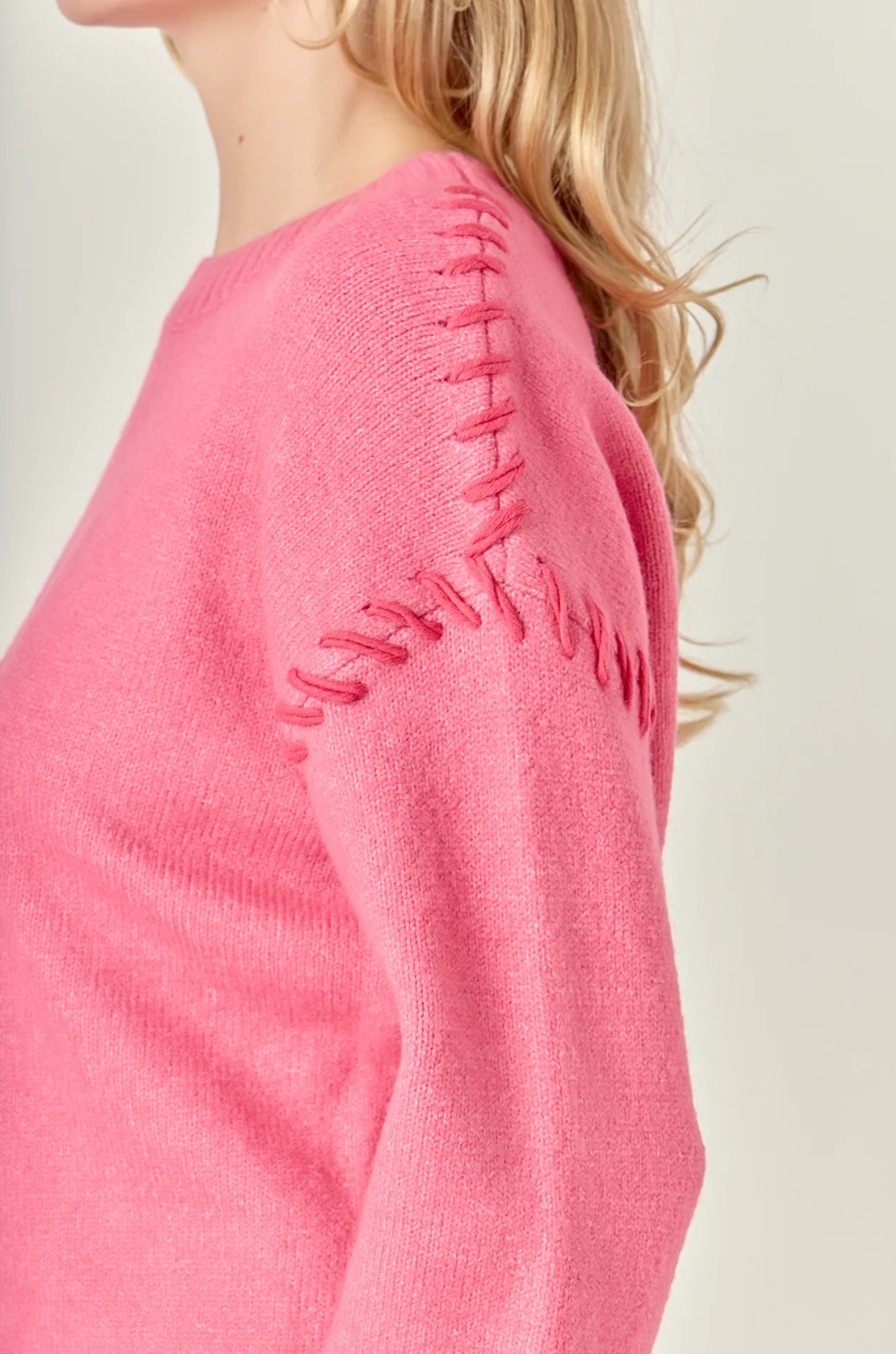 English Factory Top Stitch Knit