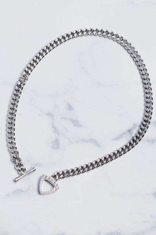 Native Gem Tromphe Silver Necklace