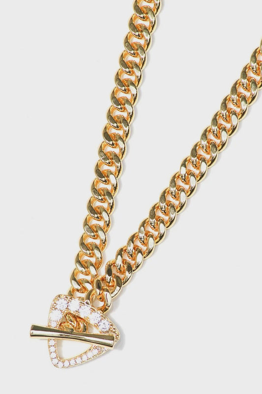 Native Gem Tromphe Gold Necklace