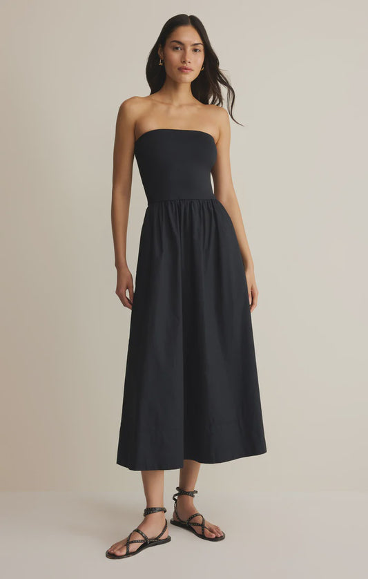 Z Supply Sunsought Strapless Midi Dress