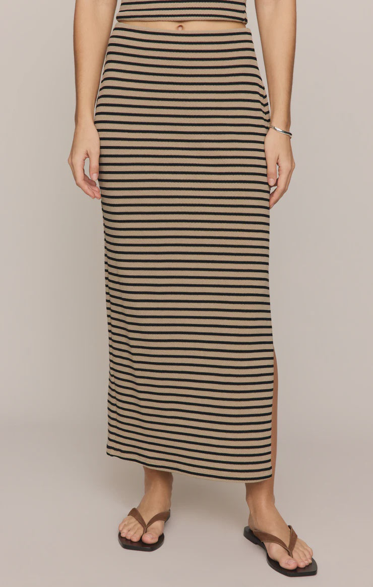Z Supply Ainsile Stripe Midi Skirt