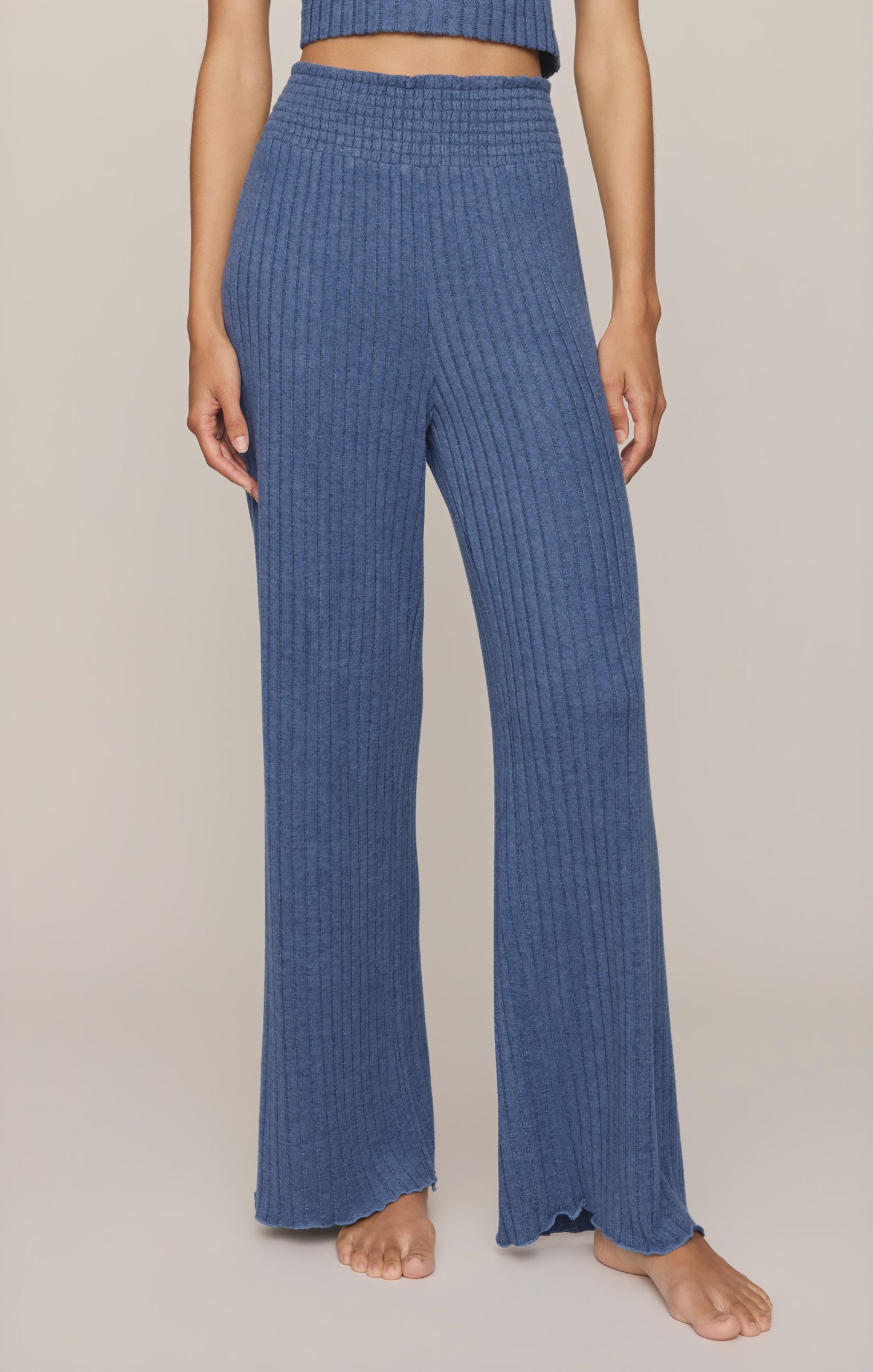 Z Supply Dawn Smocked Pant True Navy
