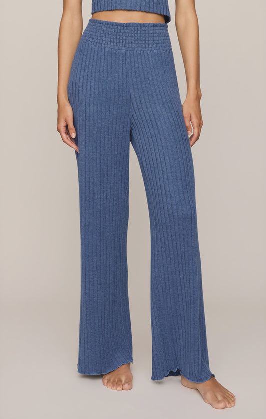 Z Supply Dawn Smocked Pant True Navy