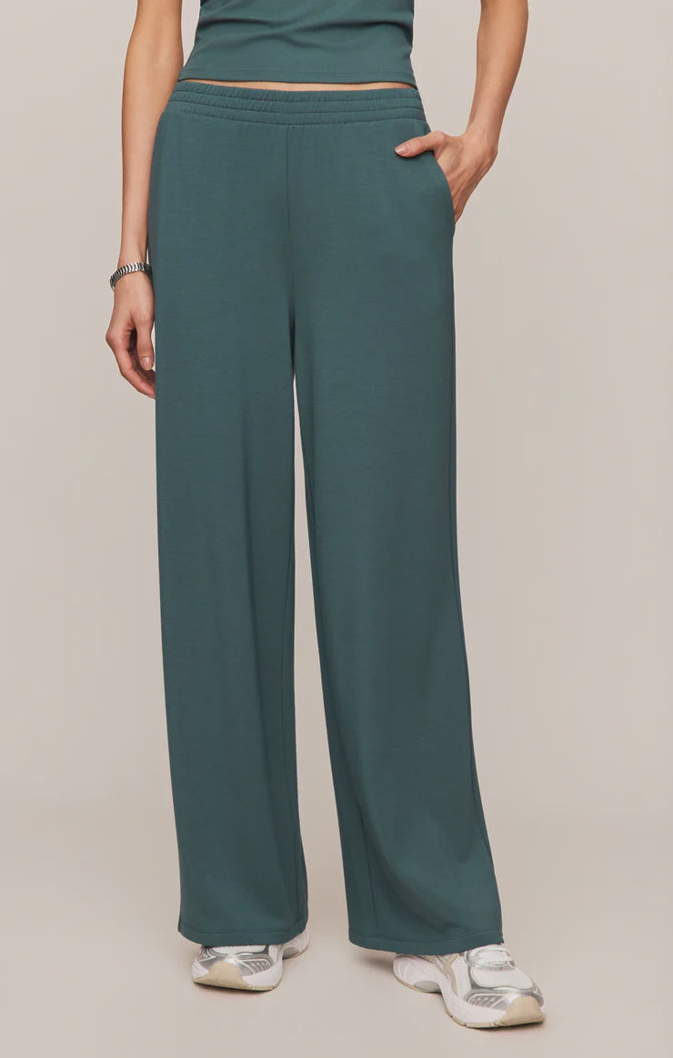 Z Supply In Transit Modal Pant Emerald