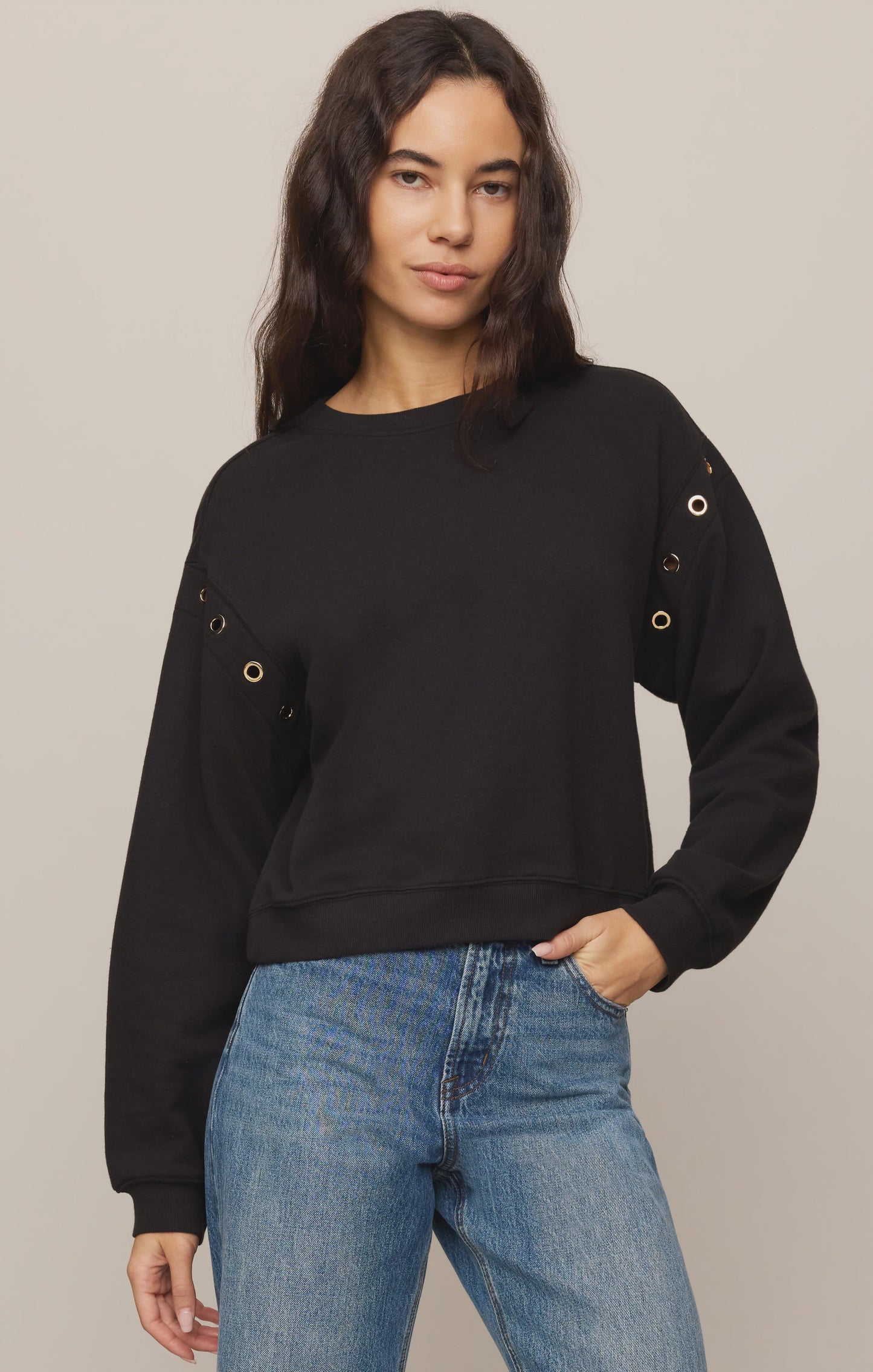 Z Supply Axel Grommet Sweatshirt