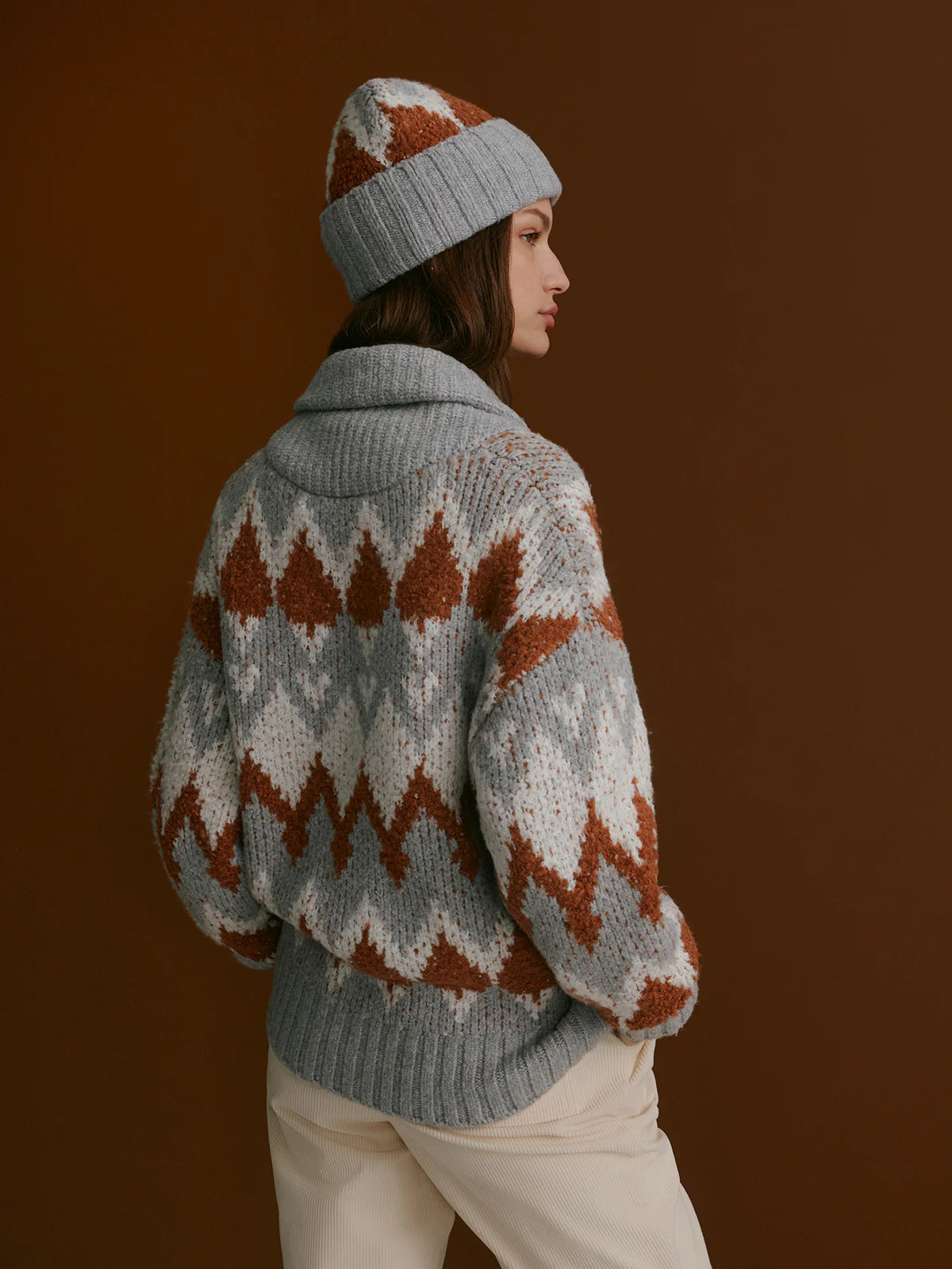 Varley Brockley Jacquard Knit Jacket