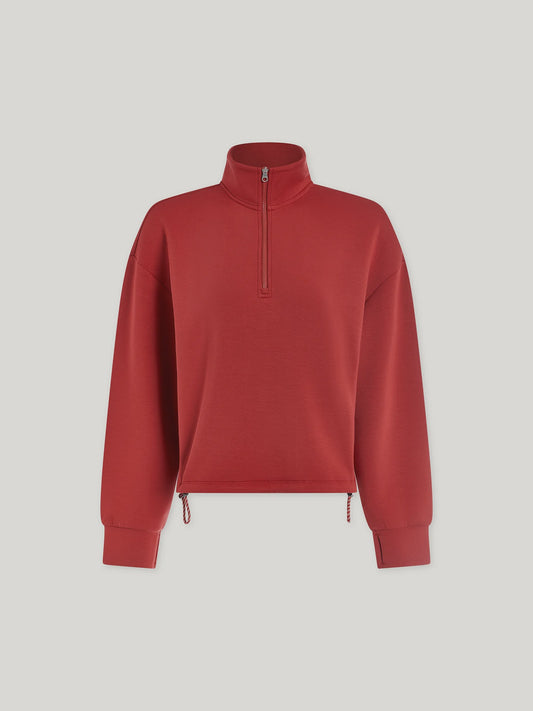 Varley Sian Cropped Half Zip