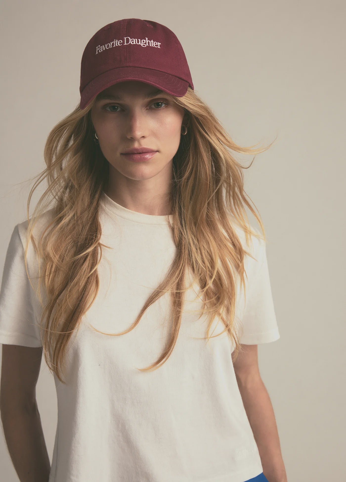 Favorite Daughter Classic Logo Hat in Sangria