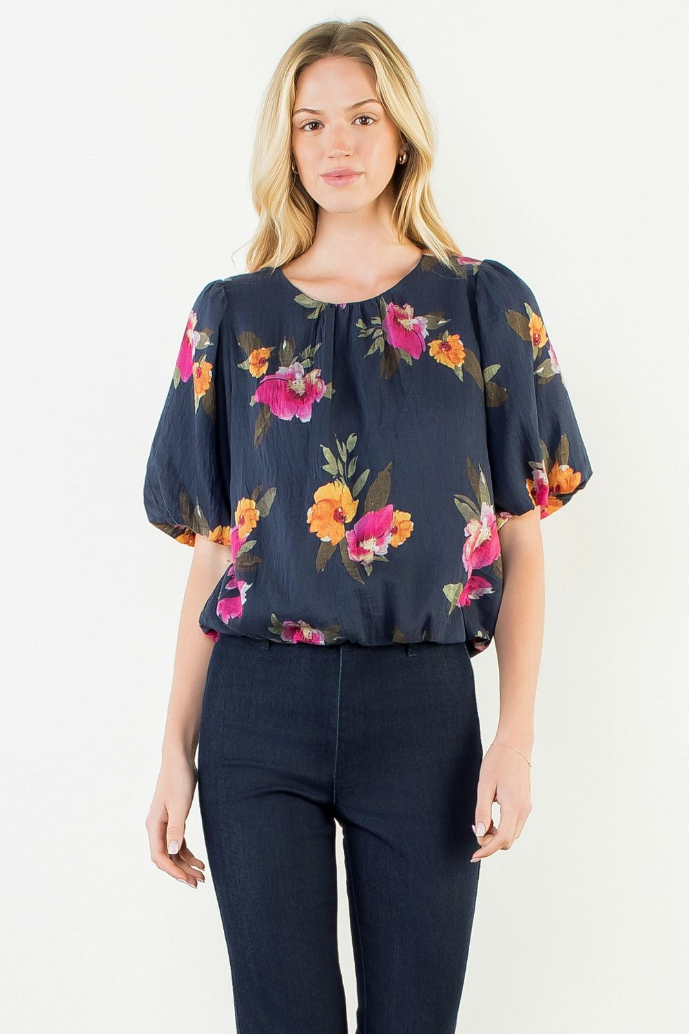 THML FLOWY FLORAL TOP