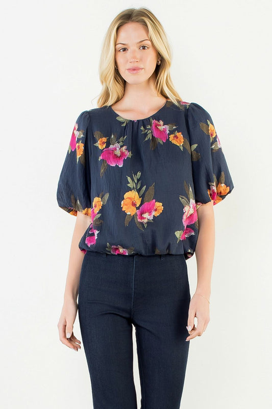THML FLOWY FLORAL TOP