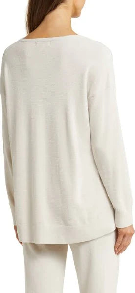 Barefoot Dreams V Neck HI-Low Pullover