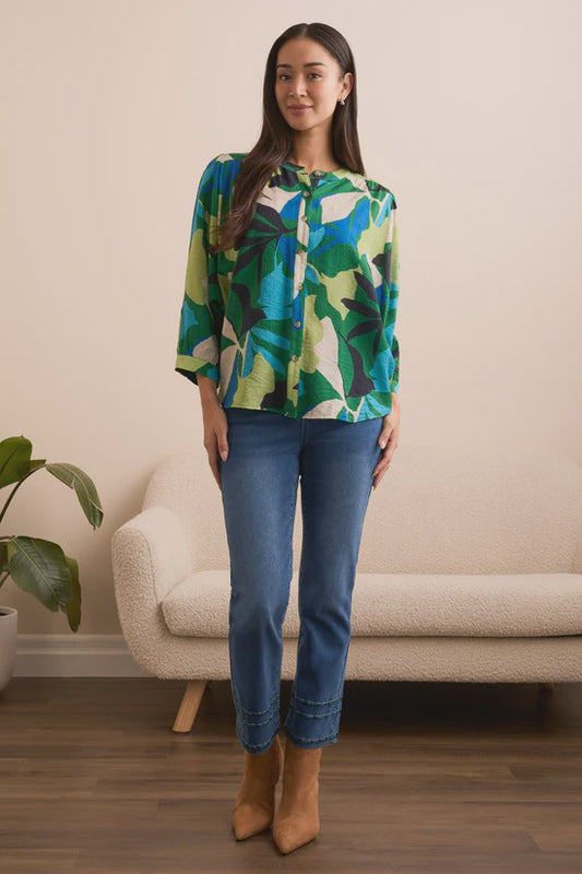 Tribal Dolman Wide Sleeve Blouse