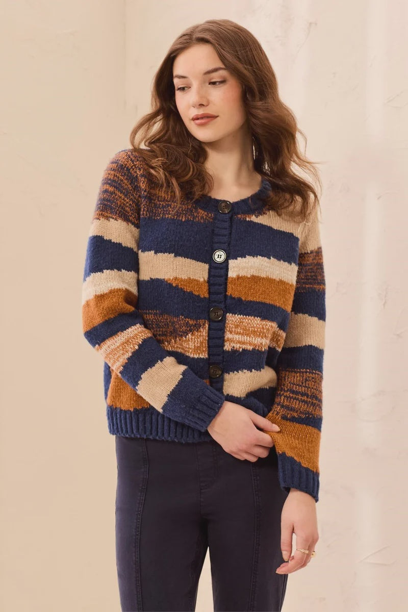 Tribal Crew Neck Cardi