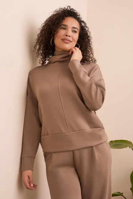Tribal Funnel Neck Top