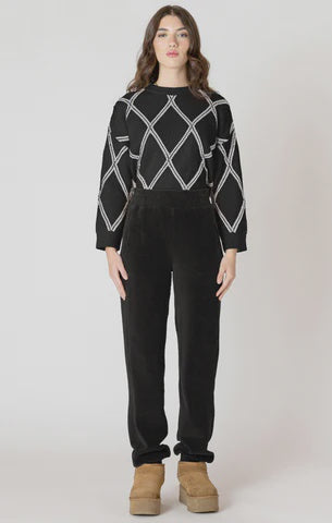 Dex Diamond Check Sweater