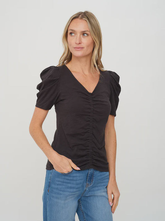 Six/Fifty Camilla Ruched Tee